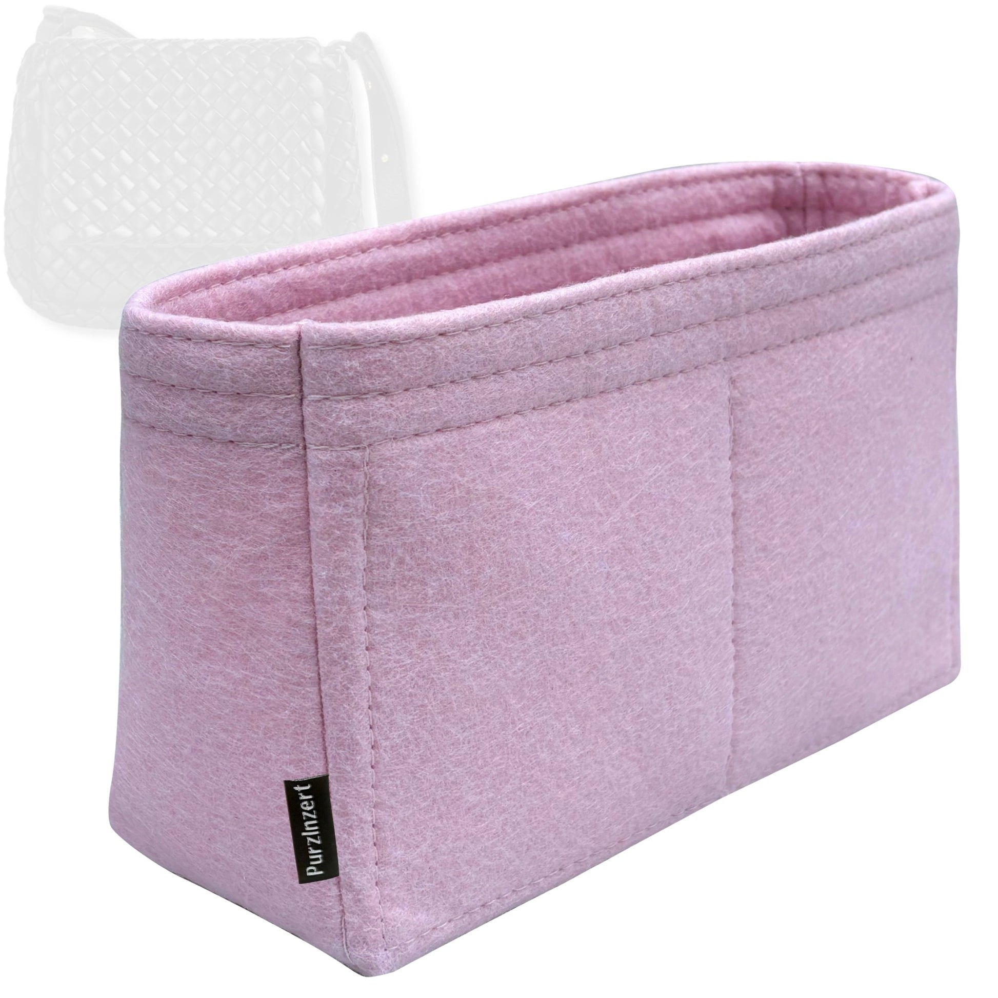 Bag Insert for (Bottega Veneta, Mini Cobble Shoulder Bag) Organizer Tote Purse Organiser Liner Shaper [Premium Felt Material]