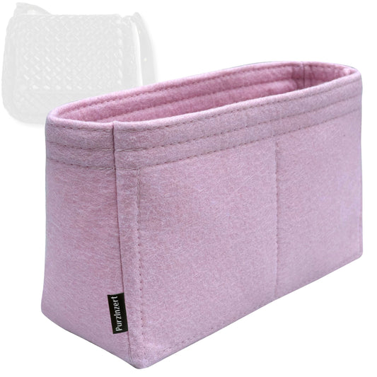 Bag Insert for (Bottega Veneta, Mini Cobble Shoulder Bag) Organizer Tote Purse Organiser Liner Shaper [Premium Felt Material]