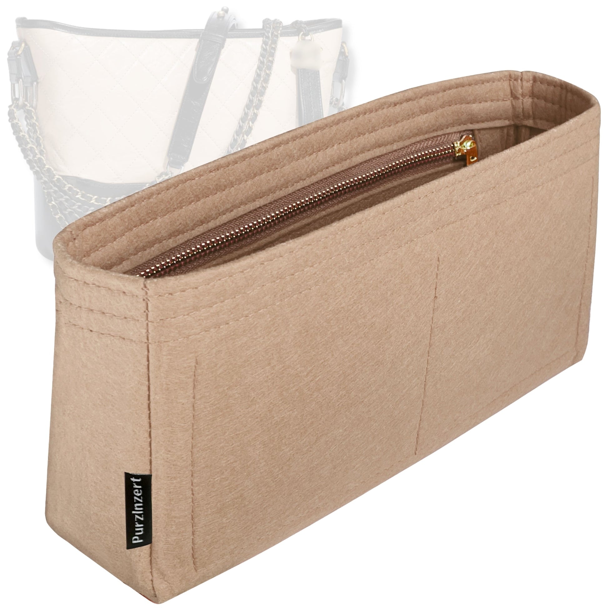 Bag Insert for (Chanel, Gabrielle XL Hobo) Organizer Tote Purse Organiser Liner Shaper [Premium Felt Material]