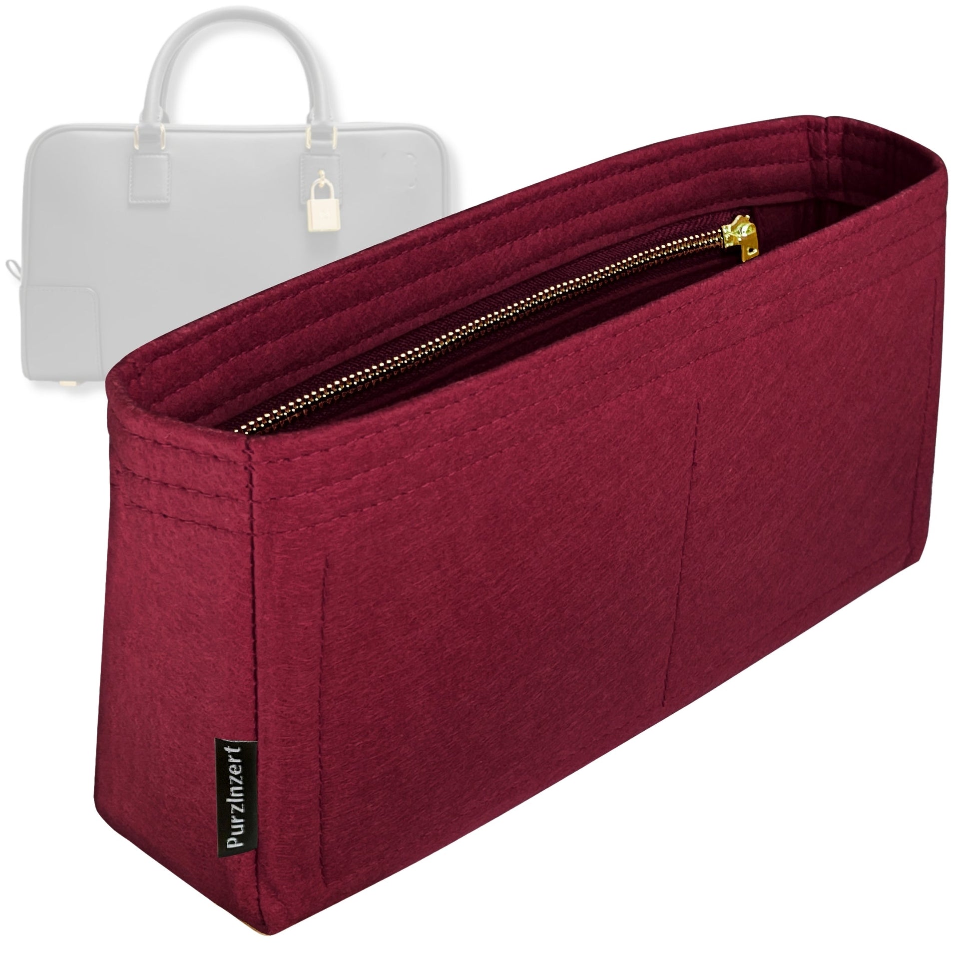 Bag Insert for (Loewe, Amazona 23) Organizer Tote Purse Organiser Liner Shaper [Premium Felt Material]