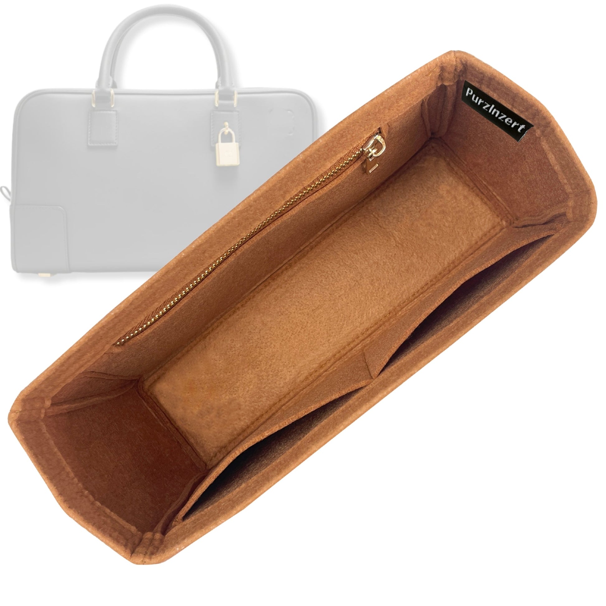 Bag Insert for (Loewe, Amazona 28) Organizer Tote Purse Organiser Liner Shaper [Premium Felt Material]