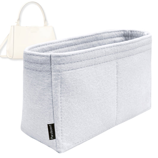 Bag Insert for (Tory Burch, Mini Eleanor Satchel) Organizer Tote Purse Organiser Liner Shaper [Premium Felt Material]