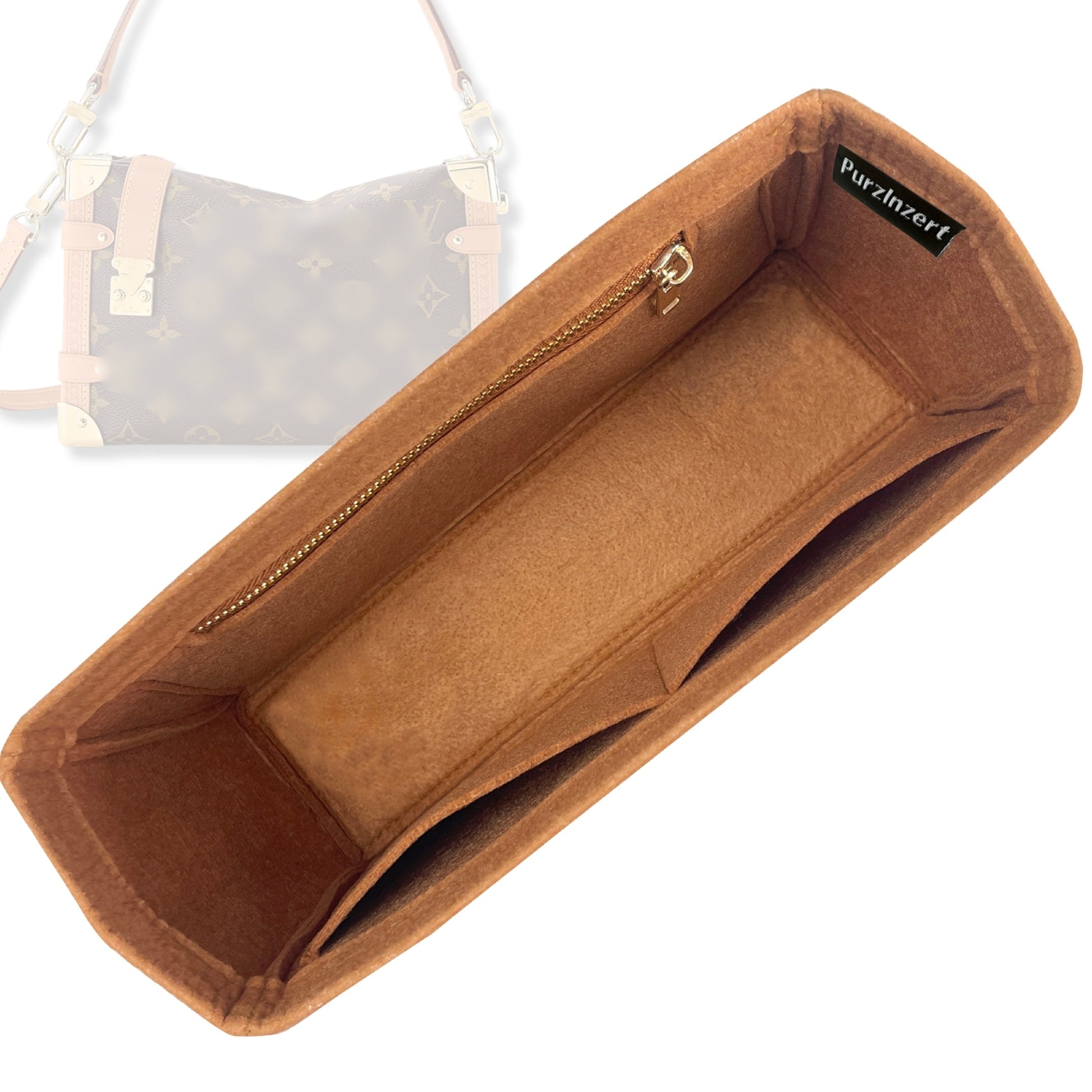 Bag Insert for (LV, Side Trunk GM) Organizer Tote Purse Organiser Liner Shaper [Premium Felt Material]