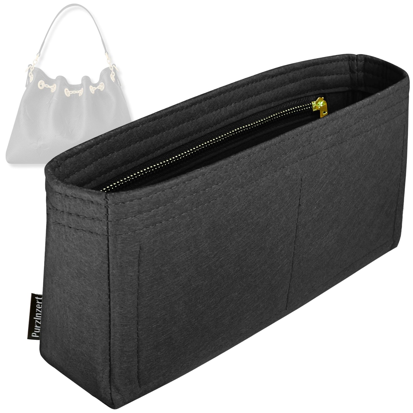Bag Insert for (LV, LV Bundle) Organizer Tote Purse Organiser Liner Shaper [Premium Felt Material]