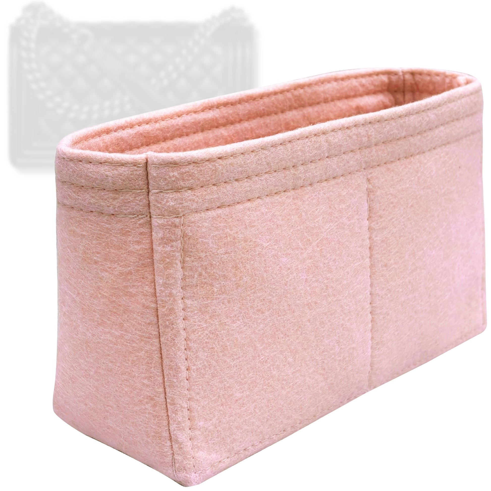 Bag Insert for (Chanel, Large Boy Chanel Handbag) Organizer Tote Purse Organiser Liner Shaper [Premium Felt Material]