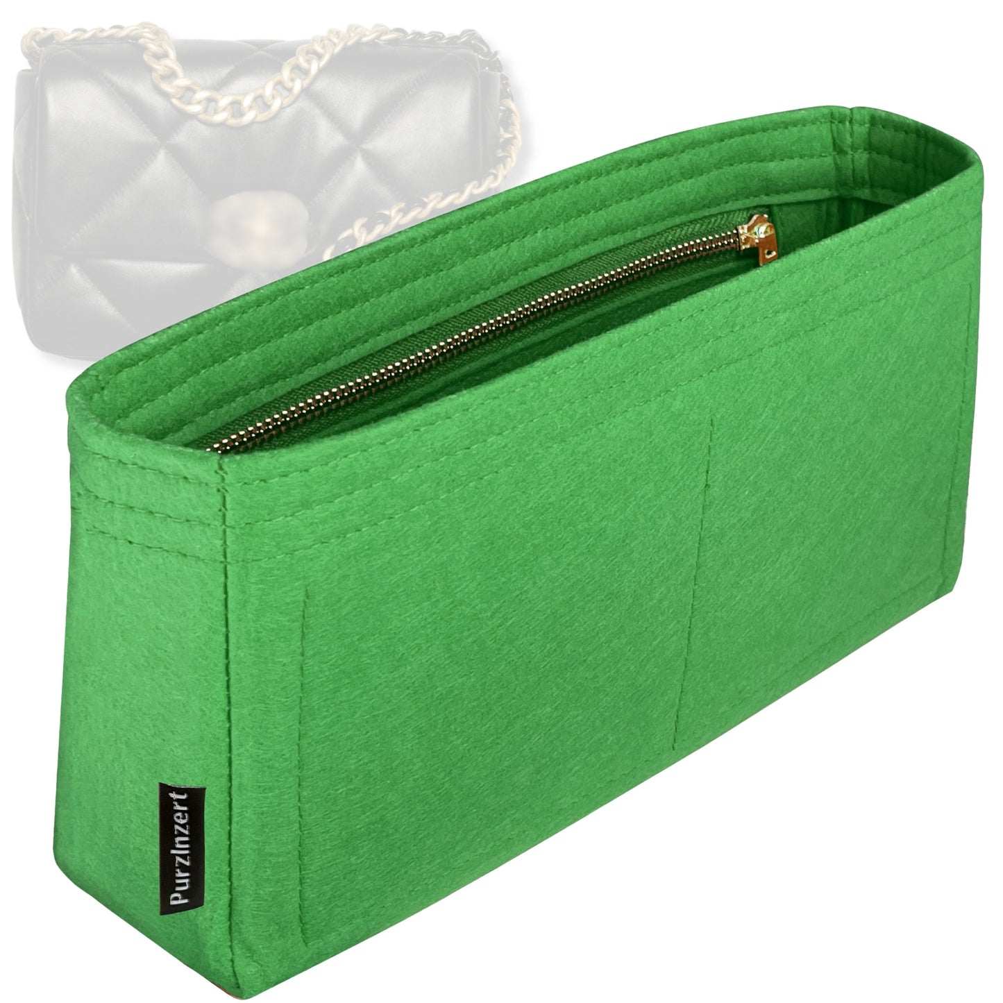 Bag Insert for (Chanel, Chanel 19 Large Handbag) Organizer Tote Purse Organiser Liner Shaper [Premium Felt Material]