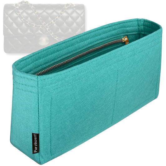 Bag Insert for (Chanel, Classic 11.12 Handbag) Organizer Tote Purse Organiser Liner Shaper [Premium Felt Material]