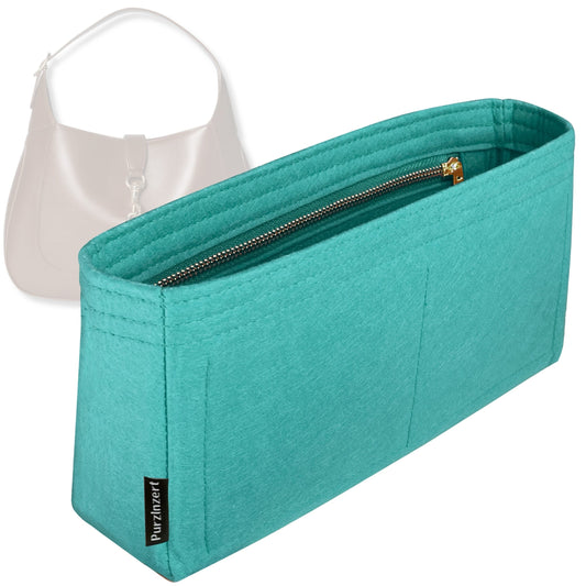 Bag Insert for (Gucci, Jackie 1961 Large Bag 15.7W, 15.7W x 15H x 3.9D) Organizer Tote Purse Organiser Liner Shaper [Premium Felt Material]
