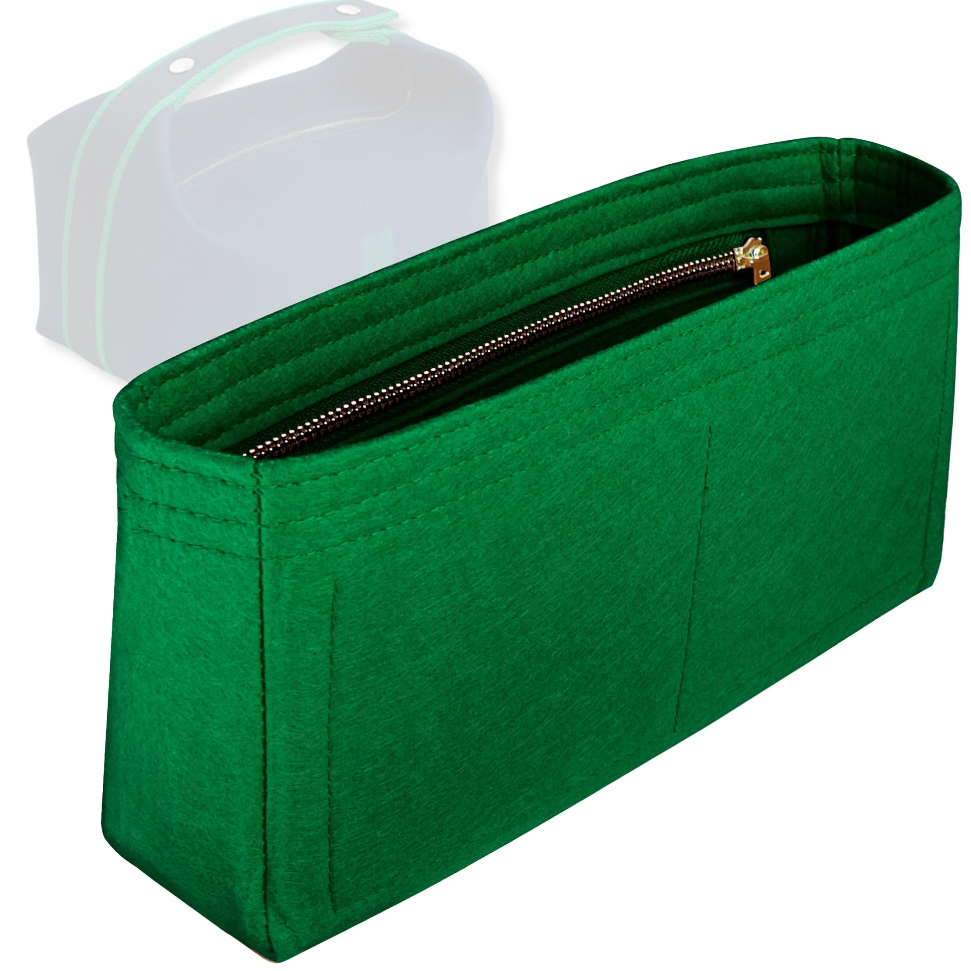 Bag Insert for (Hermes, Bride-a-Brac case Small) Organizer Tote Purse Organiser Liner Shaper [Premium Felt Material]