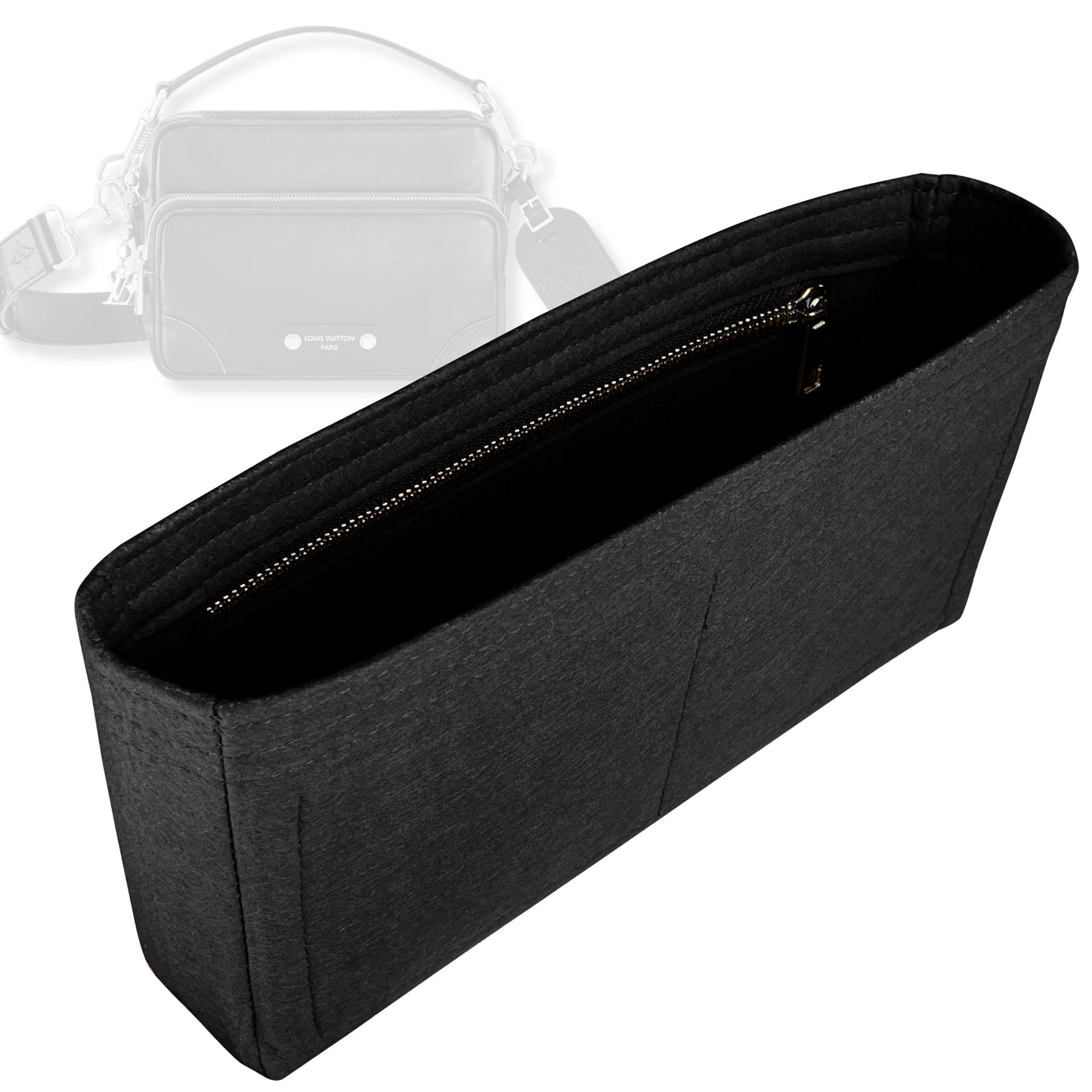 Bag Insert for (LV, Nil (M13987)) Organizer Tote Purse Organiser Liner Shaper [Premium Felt Material]