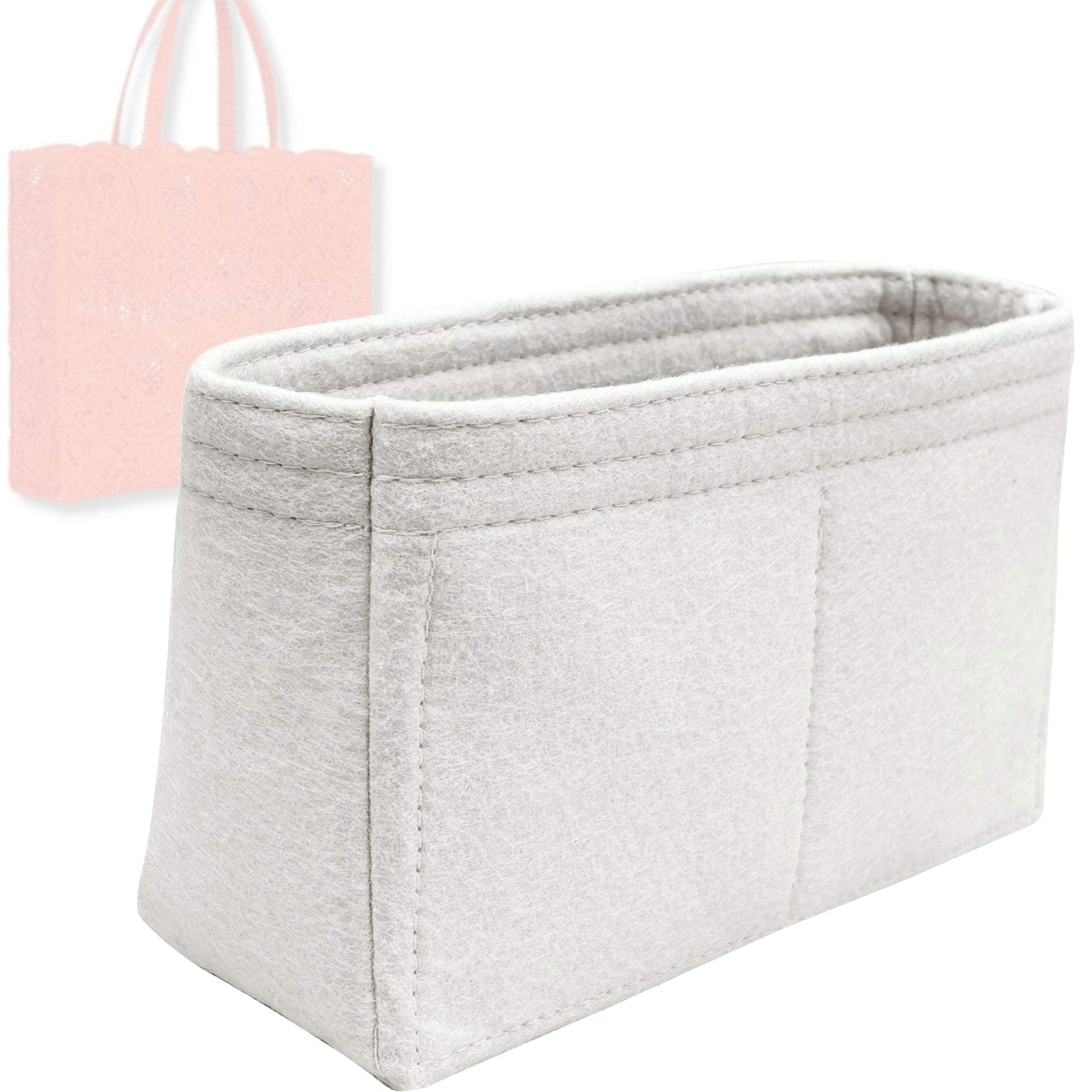 Bag Insert for (Dolce Gabbana, Medium cordonetto lace Beatrice shopper) Organizer Tote Purse Organiser Liner Shaper [Premium Felt Material]