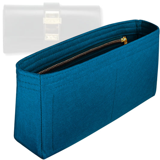 Bag Insert for (Hermes, Medor Clutch 29cm) Organizer Tote Purse Organiser Liner Shaper [Premium Felt Material]