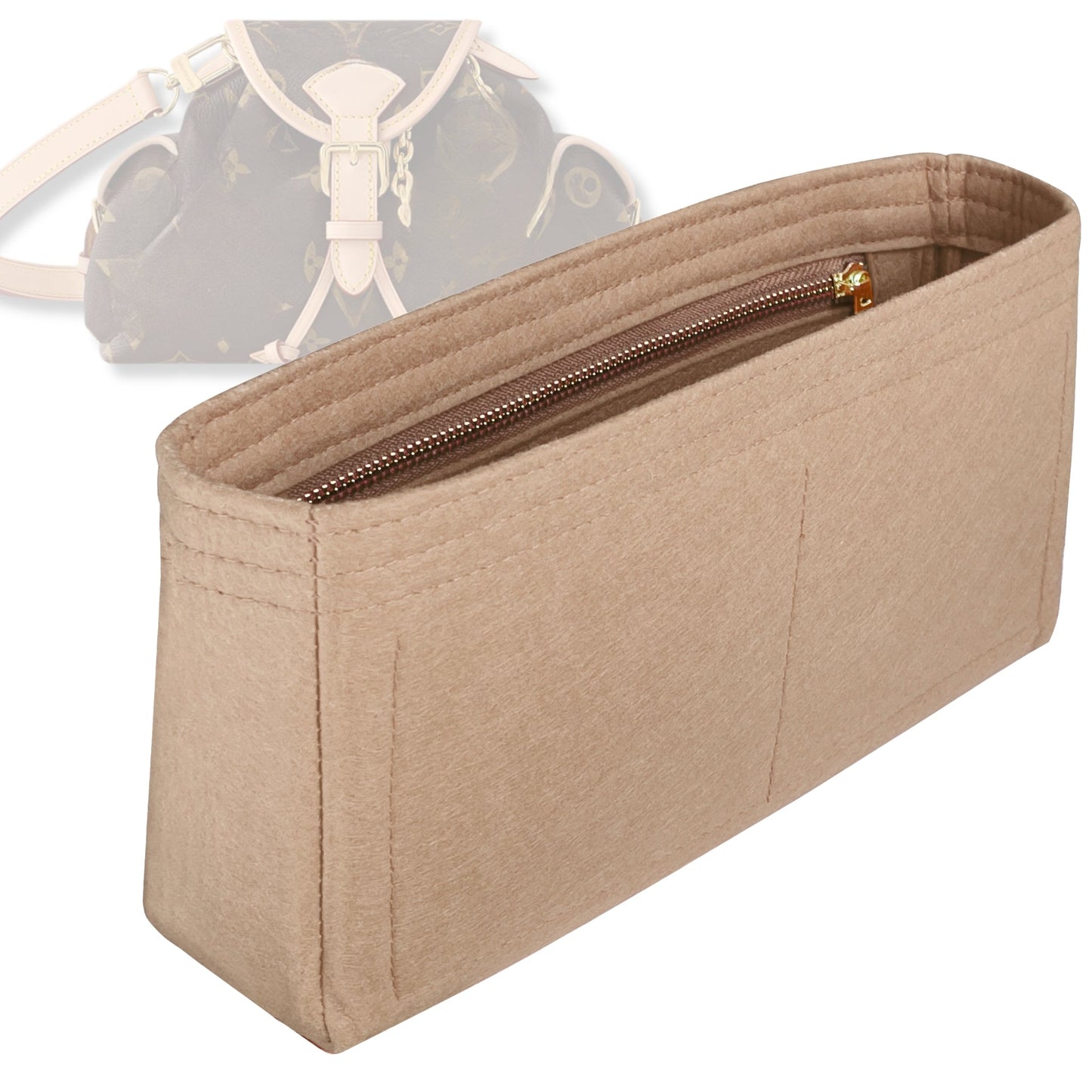 Bag Insert for (LV, Odyssee Bag) Organizer Tote Purse Organiser Liner Shaper [Premium Felt Material]