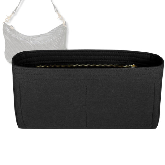 Bag Insert for (Clare V., Moyen Messenger) Organizer Tote Purse Organiser Liner Shaper [Premium Felt Material]