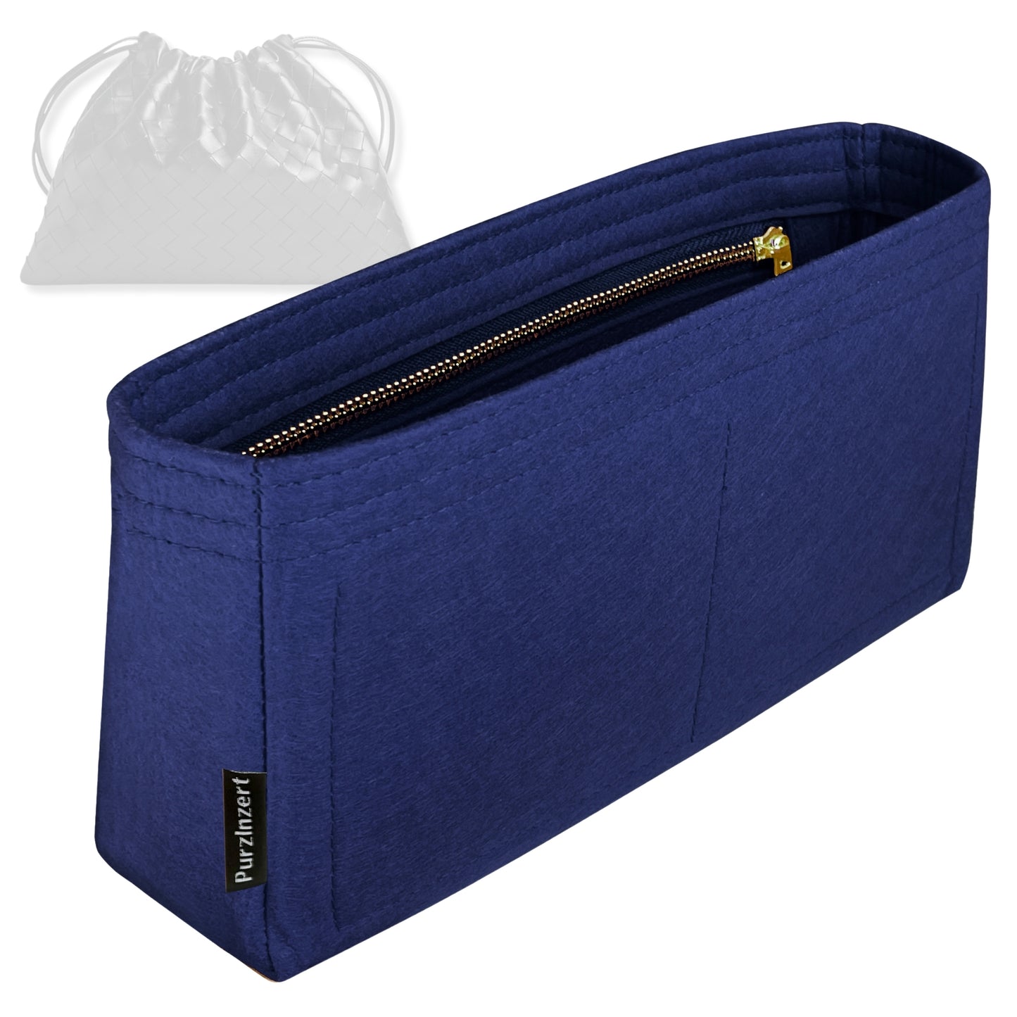 Bag Insert for (Bottega Veneta, Dustbag Medium) Organizer Tote Purse Organiser Liner Shaper [Premium Felt Material]