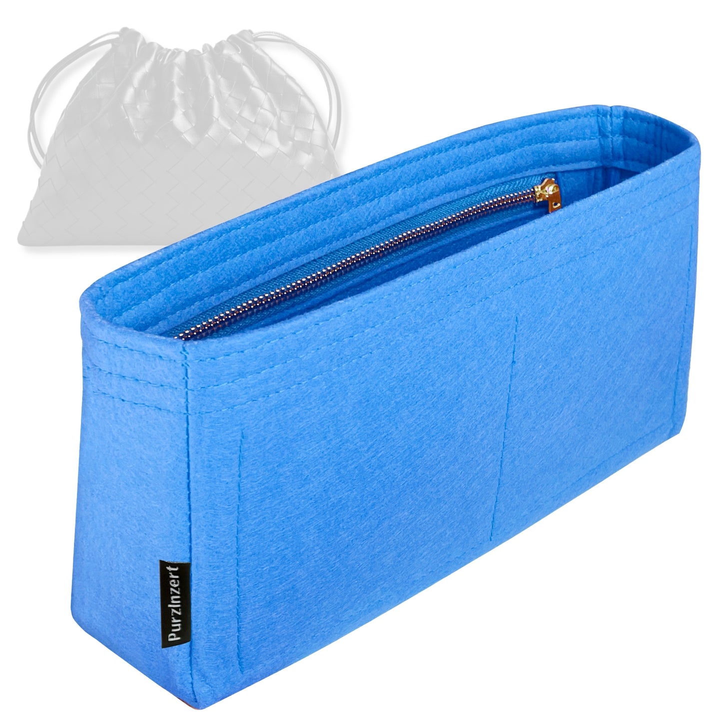 Bag Insert for (Bottega Veneta, Dustbag Small) Organizer Tote Purse Organiser Liner Shaper [Premium Felt Material]