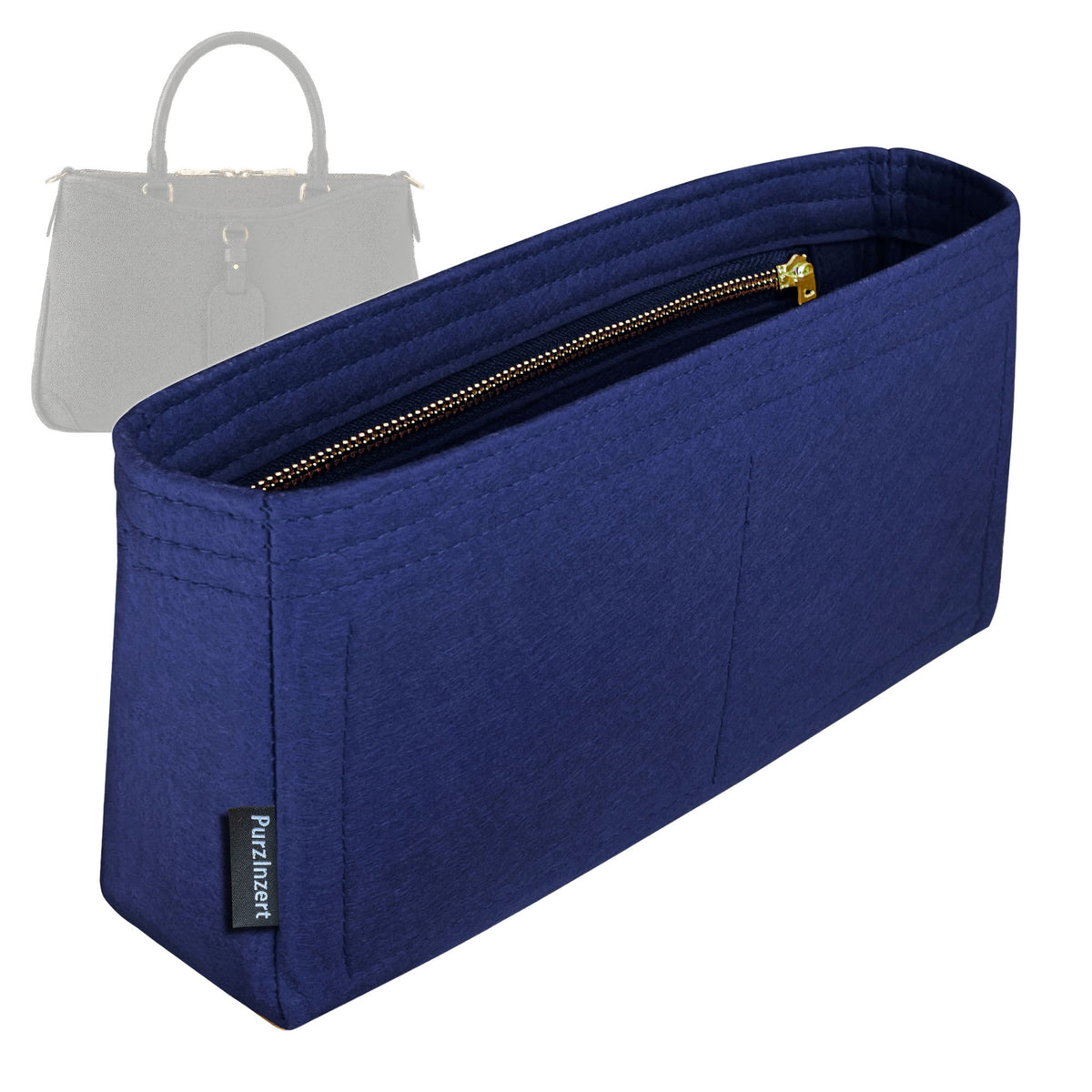 Bag Insert for (LV, Trianon PM) Organizer Tote Purse Organiser Liner Shaper [Premium Felt Material]