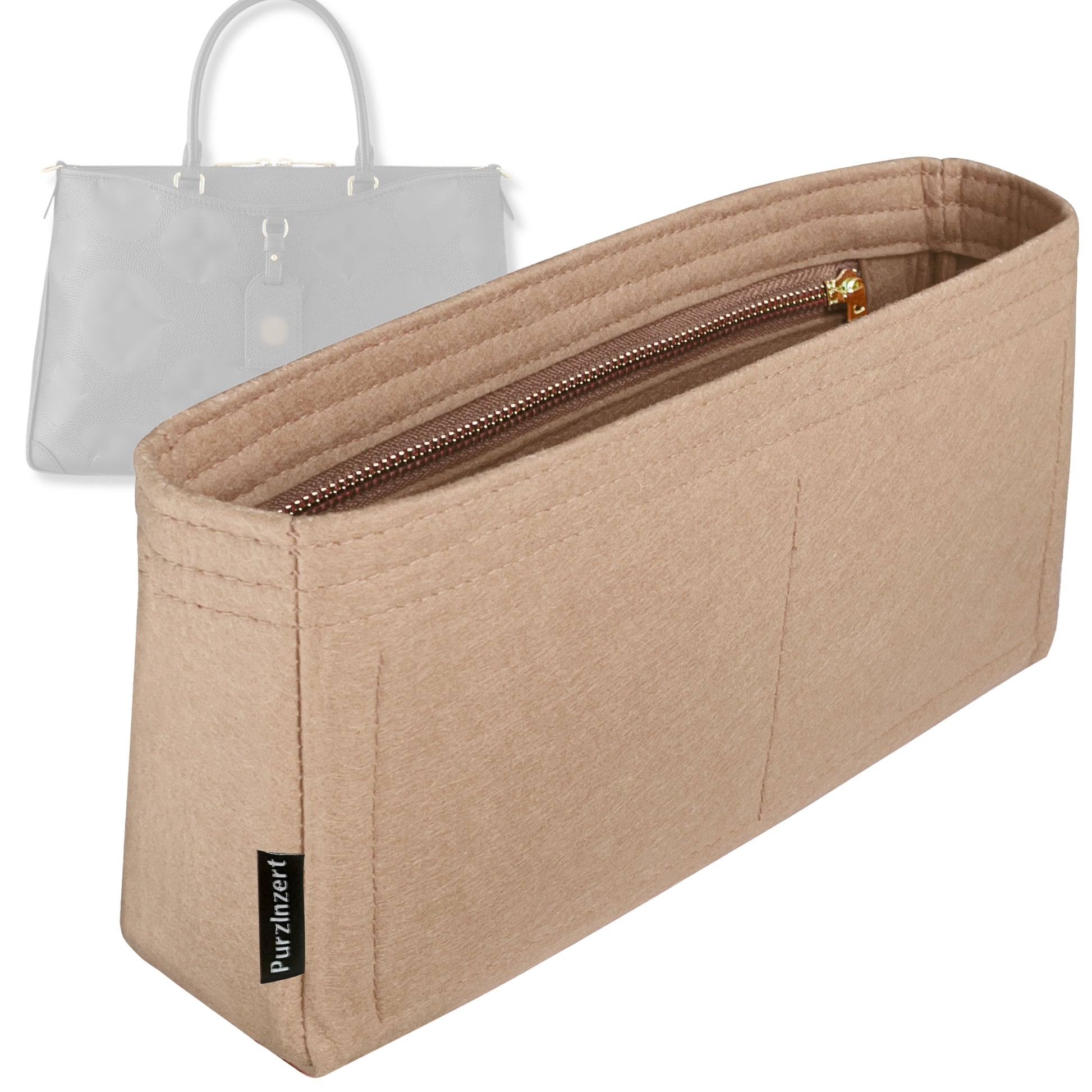 Bag Insert for (LV, Trianon PM) Organizer Tote Purse Organiser Liner Shaper [Premium Felt Material]