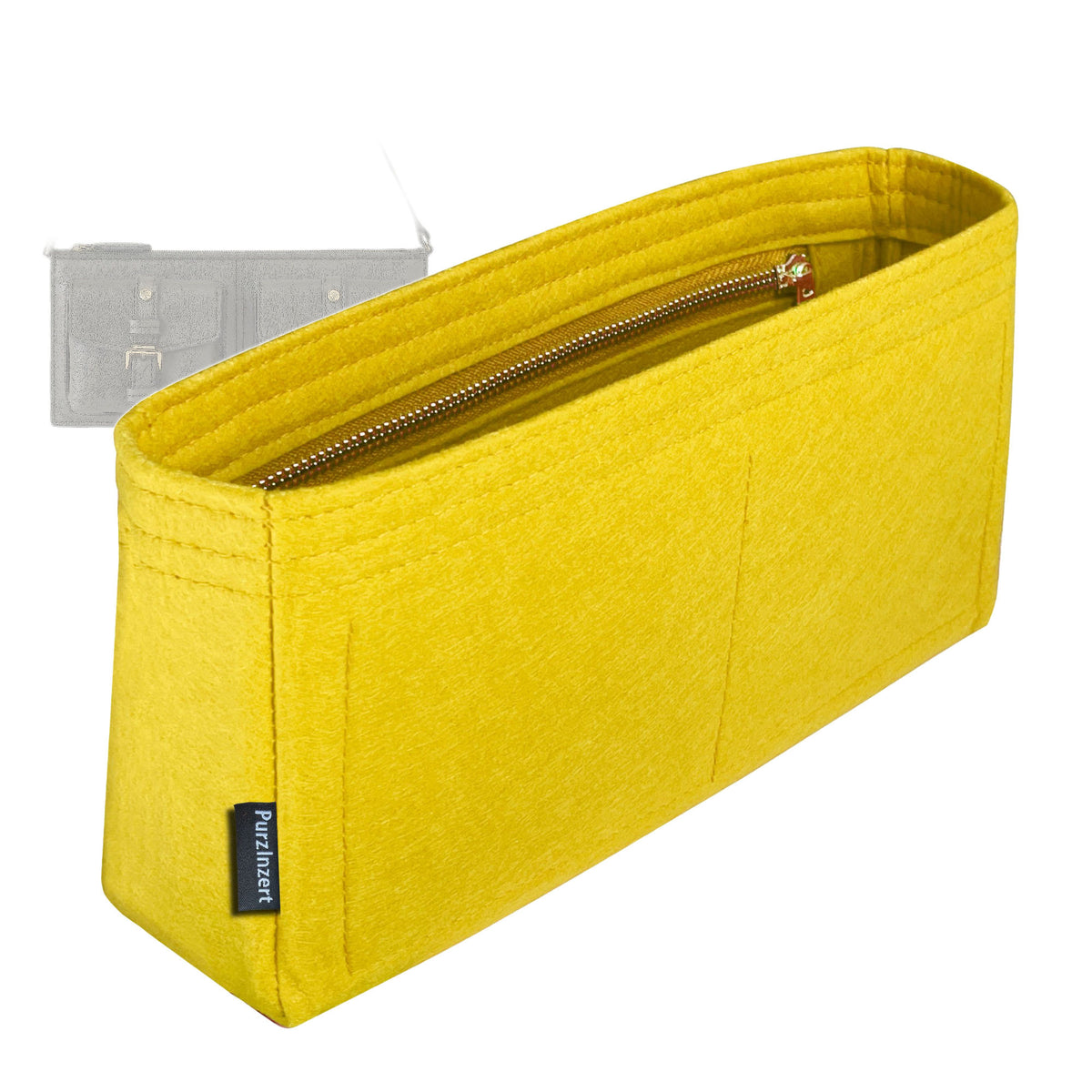 Bag Insert for (Mulberry, Mini Roxanne Shoulder Bag) Organizer Tote Purse Organiser Liner Shaper [Premium Felt Material]
