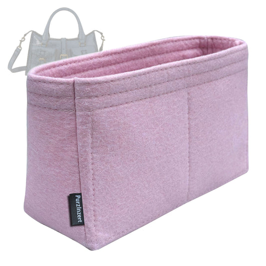 Bag Insert for (Mulberry, Small Roxanne) Organizer Tote Purse Organiser Liner Shaper [Premium Felt Material]