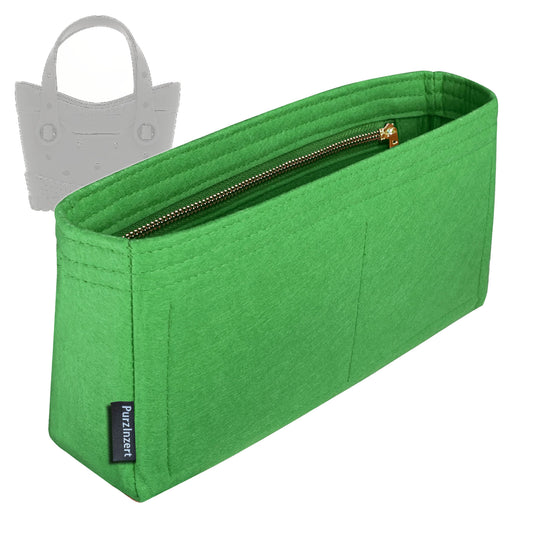 Bag Insert for (Crocs, Classic Micro Tote) Organizer Tote Purse Organiser Liner Shaper [Premium Felt Material]