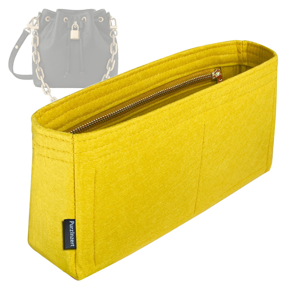 Bag Insert for (LV, Coussin Bucket) Organizer Tote Purse Organiser Liner Shaper [Premium Felt Material]
