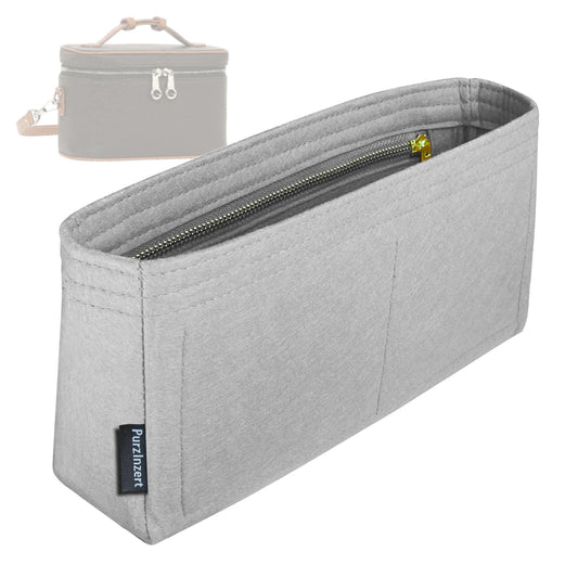 Bag Insert for (Goyard, Muse Mini Vanity) Organizer Tote Purse Organiser Liner Shaper [Premium Felt Material]
