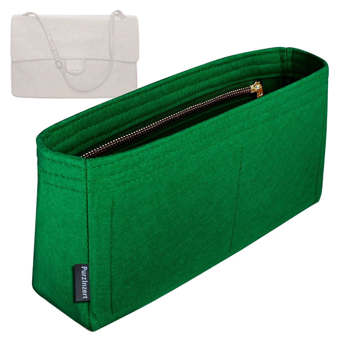 Bag Insert for (Chanel, Maxi Flapbag 32cm) Organizer Tote Purse Organiser Liner Shaper [Premium Felt Material]