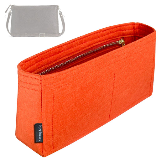 Bag Insert for (Portland Leather Goods, Poppy Purse Large) Organizer Tote Purse Organiser Liner Shaper [Premium Felt Material]