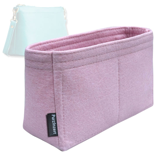 Bag Insert for (Portland Leather Goods, Poppy Purse Large) Organizer Tote Purse Organiser Liner Shaper [Premium Felt Material]