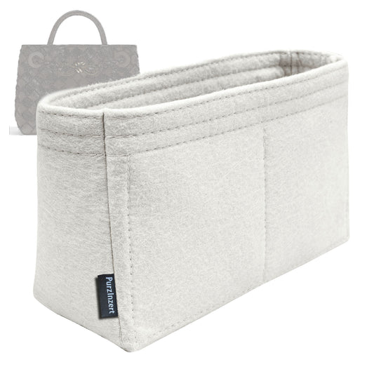Bag Insert for (Bottega Veneta, Mini Andiamo) Organizer Tote Purse Organiser Liner Shaper [Premium Felt Material]