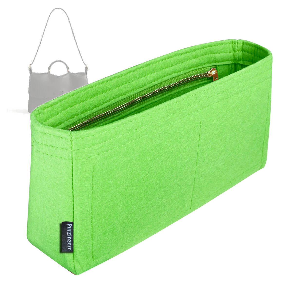 Bag Insert for (Coach, Metropolitan Messenger Bag) Organizer Tote Purse Organiser Liner Shaper [Premium Felt Material]