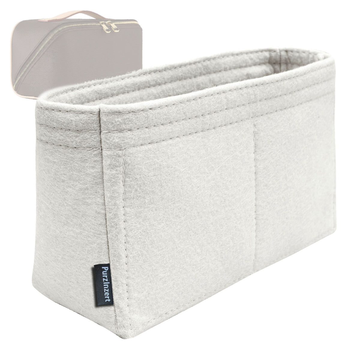 Bag Insert for (LV, M11750 Toiletry Bag) Organizer Tote Purse Organiser Liner Shaper [Premium Felt Material]