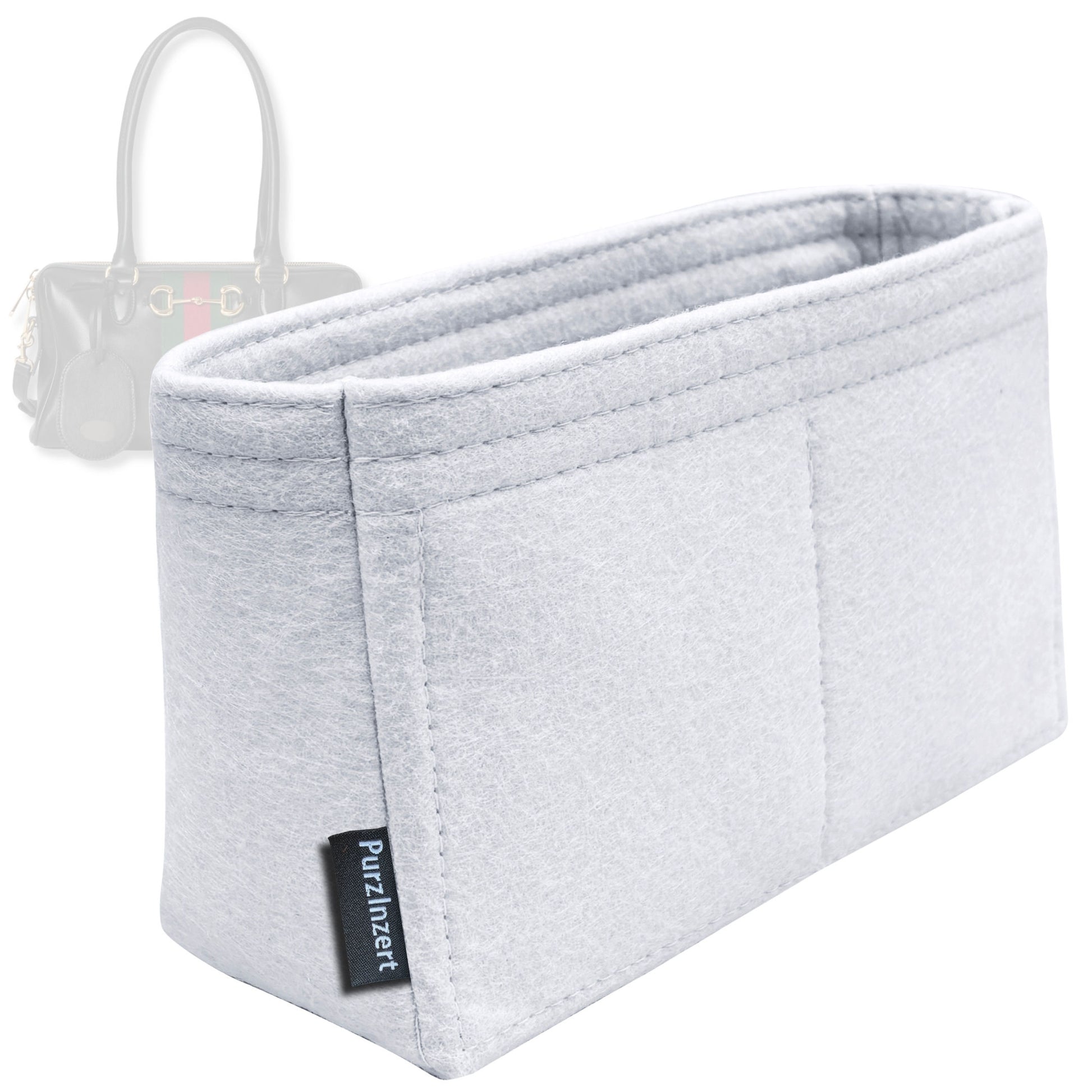 Bag Insert for (Gucci, Borsetto medium boston bag) Organizer Tote Purse Organiser Liner Shaper [Premium Felt Material]