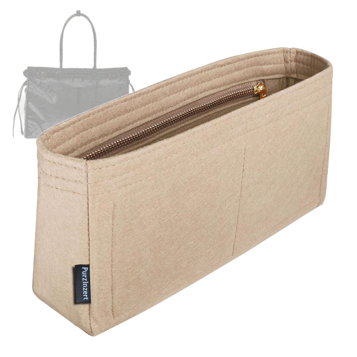 Bag Insert for (Prada, Bonnie extra-large bag) Organizer Tote Purse Organiser Liner Shaper [Premium Felt Material]