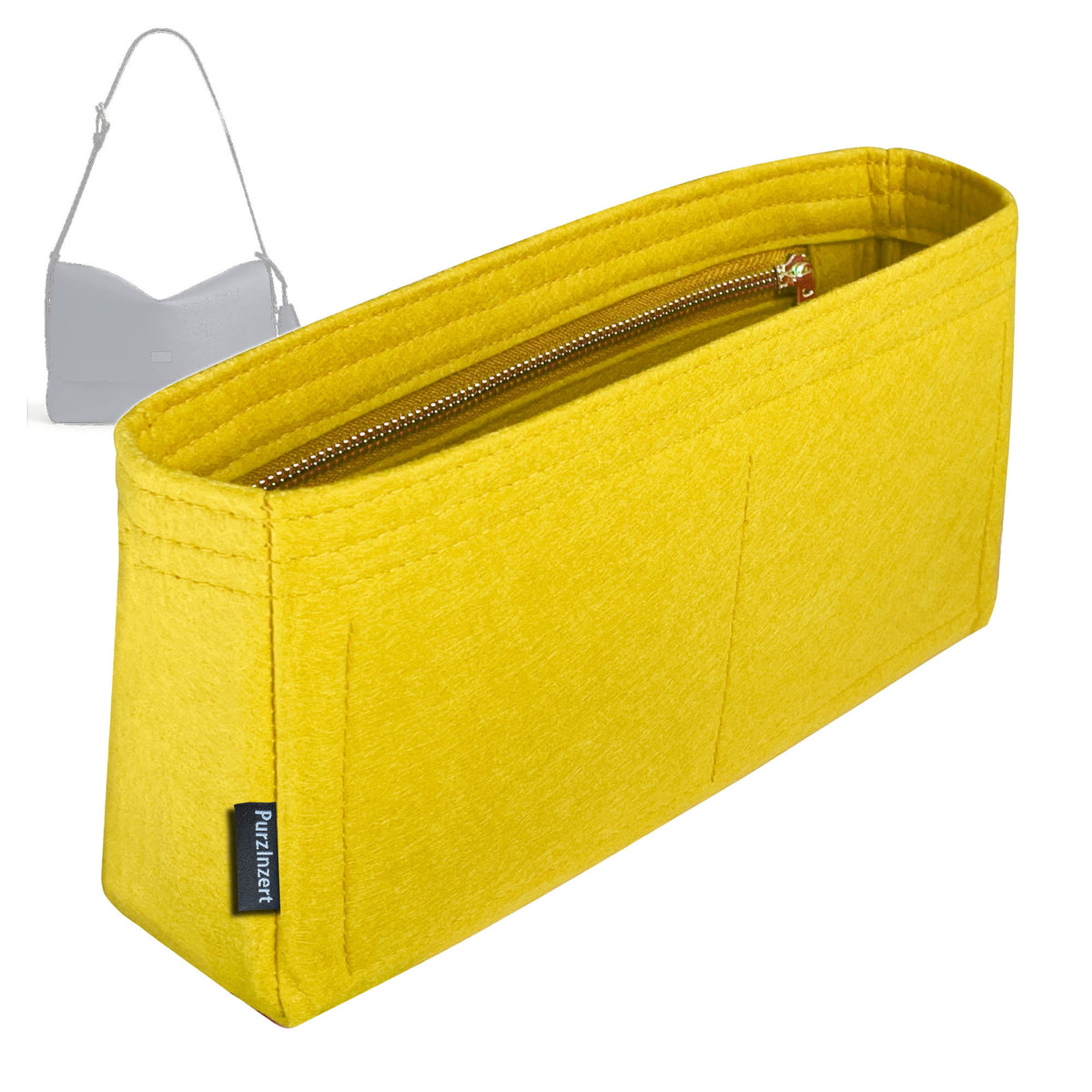Bag Insert for (Coach, LUDLOW MESSENGER BAG) Organizer Tote Purse Organiser Liner Shaper [Premium Felt Material]