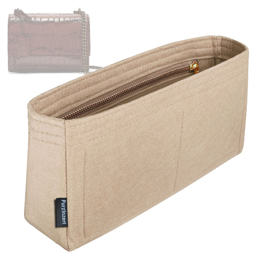 Bag Insert for (Saint Laurent (YSL), SUNSET SMALL) Organizer Tote Purse Organiser Liner Shaper [Premium Felt Material]