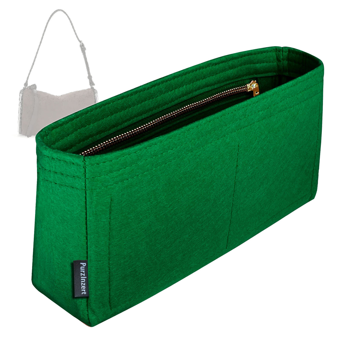 Bag Insert for (Marc Jacobs, Scene Small Shoulder Bag) Organizer Tote Purse Organiser Liner Shaper [Premium Felt Material]
