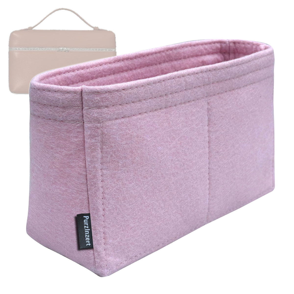 Bag Insert for (Loro Piana, Extra Pocket L27) Organizer Tote Purse Organiser Liner Shaper [Premium Felt Material]