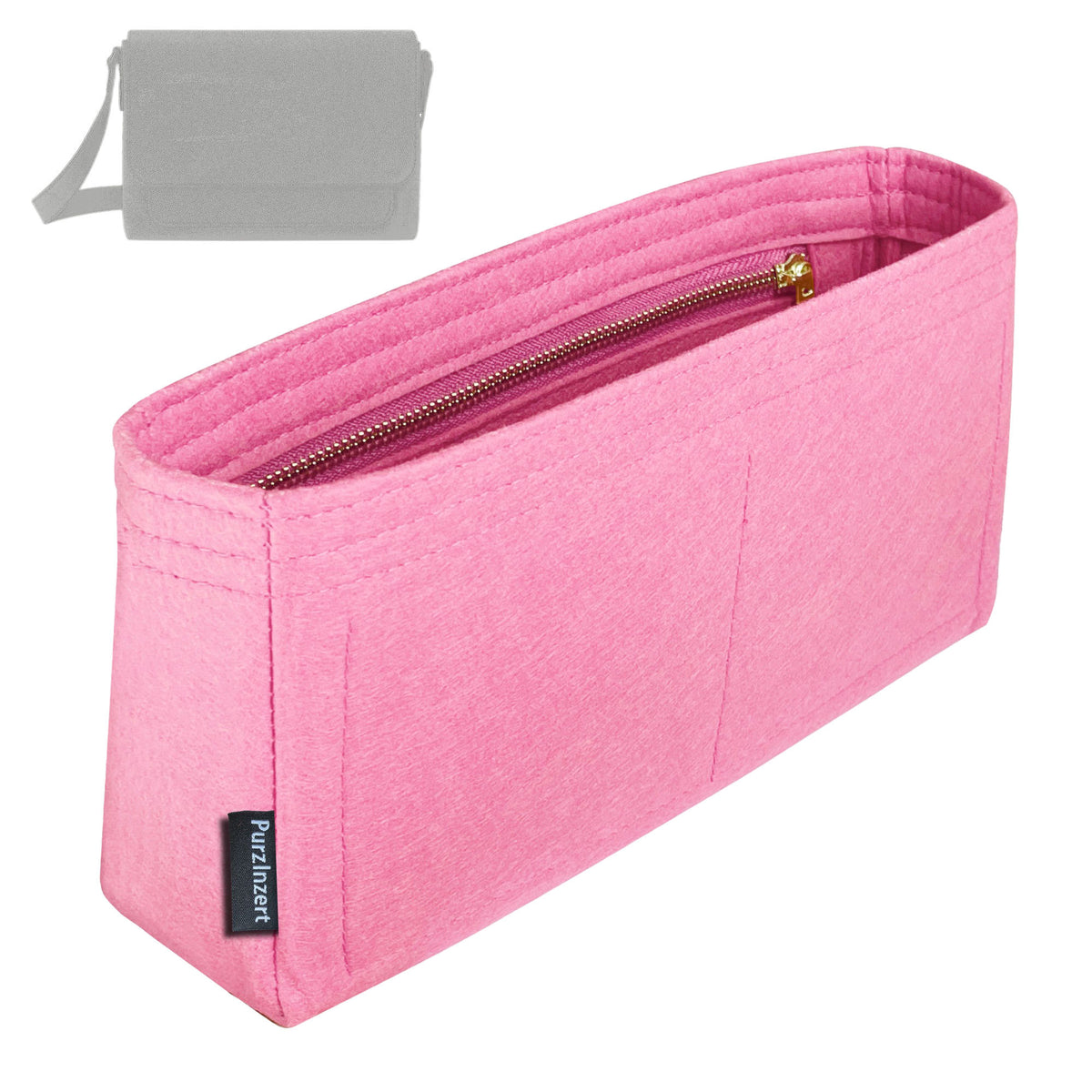 Bag Insert for (LV, Speed Messenger) Organizer Tote Purse Organiser Liner Shaper [Premium Felt Material]
