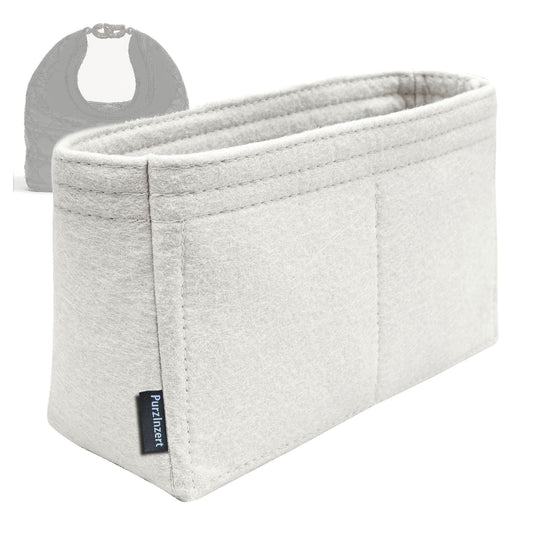 Bag Insert for (Dior, Small Toujours Hobo) Organizer Tote Purse Organiser Liner Shaper [Premium Felt Material]