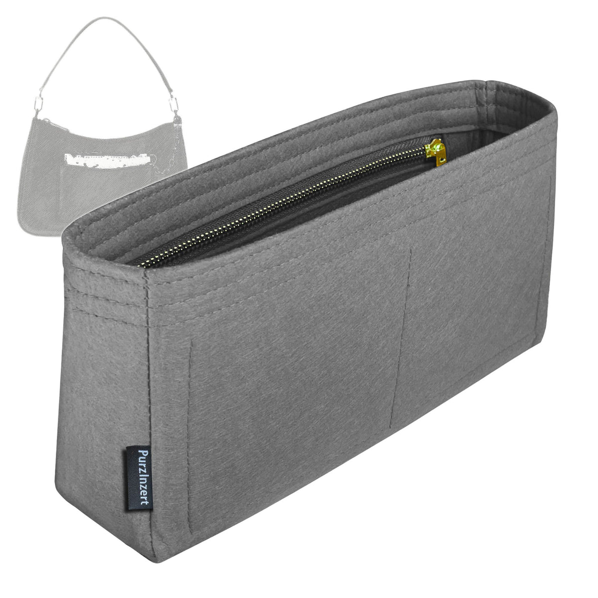 Bag Insert for (LV, Marelle NM) Organizer Tote Purse Organiser Liner Shaper [Premium Felt Material]