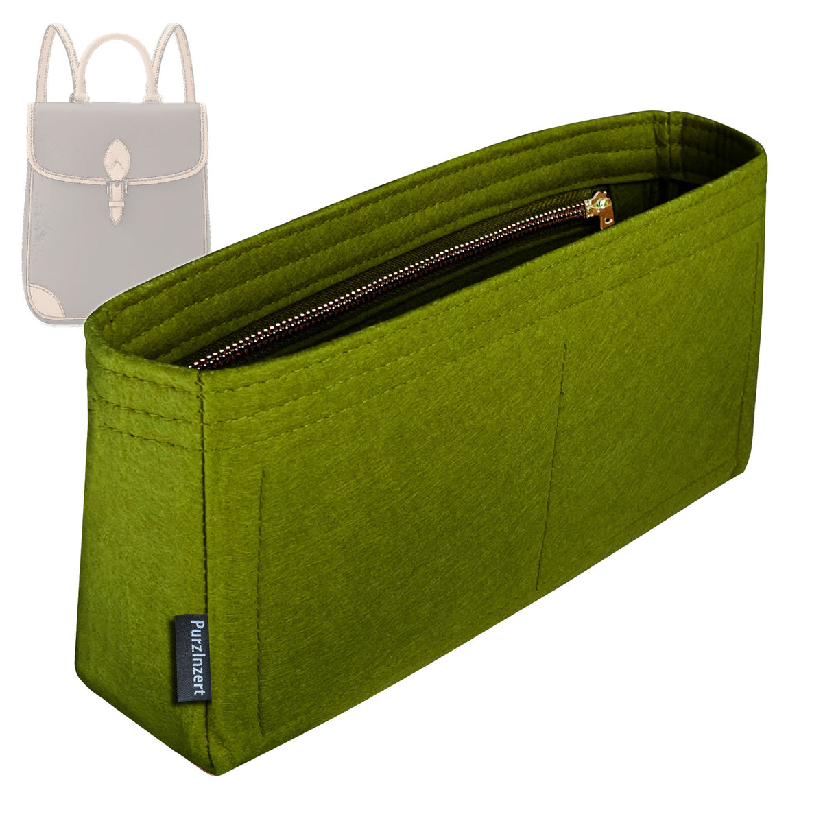 Bag Insert for (LV, Diane Backpack MM) Organizer Tote Purse Organiser Liner Shaper [Premium Felt Material]