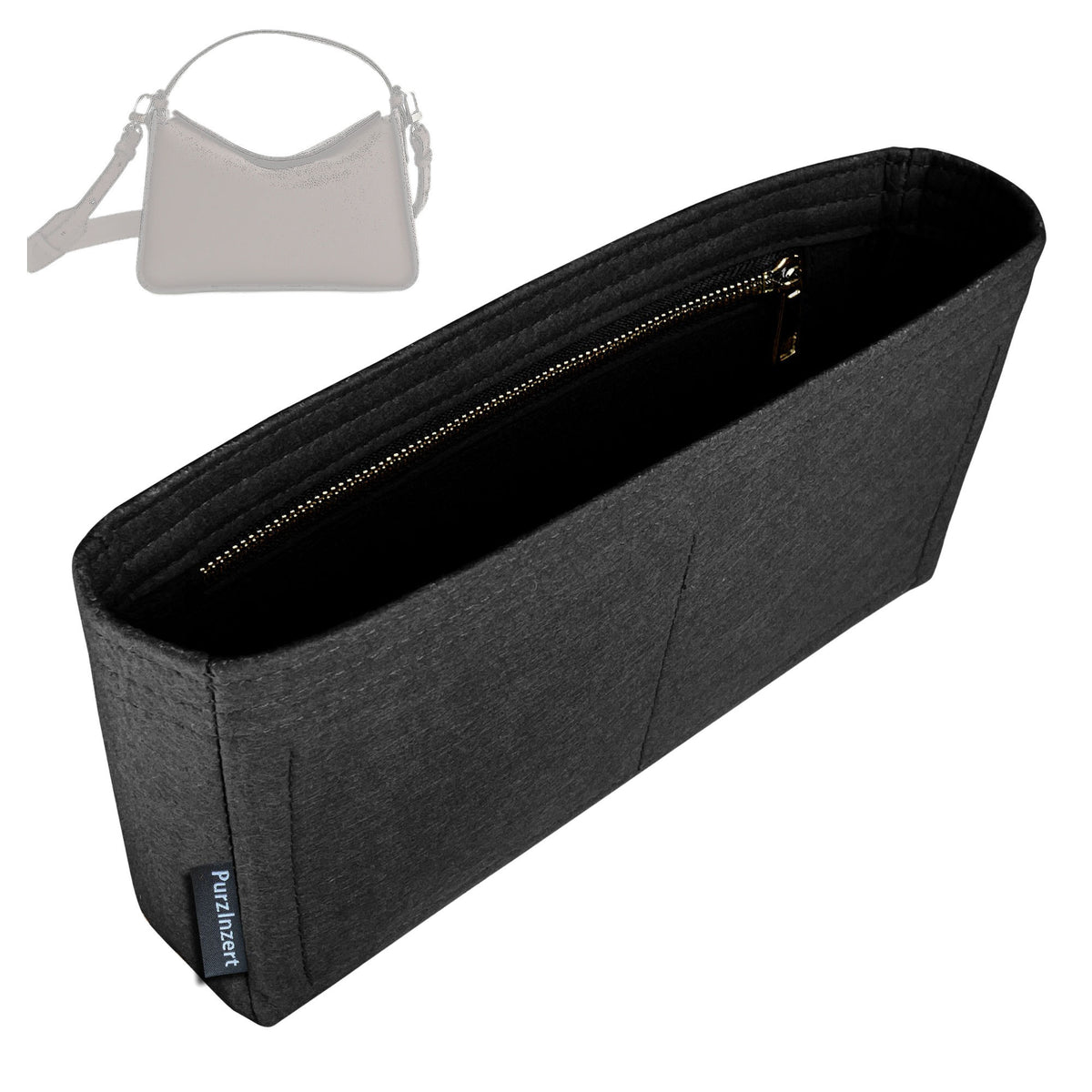 Bag Insert for (TheHorse, Clementine Bag) Organizer Tote Purse Organiser Liner Shaper [Premium Felt Material]