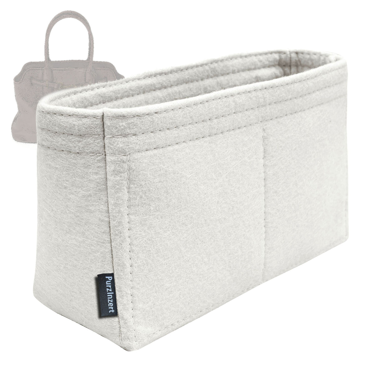 Bag Insert for (Miu Miu, Aventure Nappa Leather Bag) Organizer Tote Purse Organiser Liner Shaper [Premium Felt Material]
