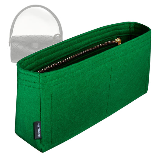 Bag Insert for (Chanel, Clutch with Chain) Organizer Tote Purse Organiser Liner Shaper [Premium Felt Material]