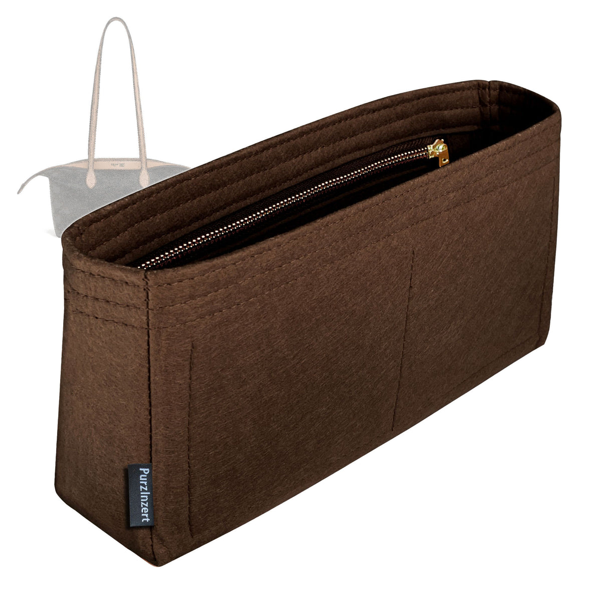 Bag Insert for (Celine, Small Little Duffle) Organizer Tote Purse Organiser Liner Shaper [Premium Felt Material]