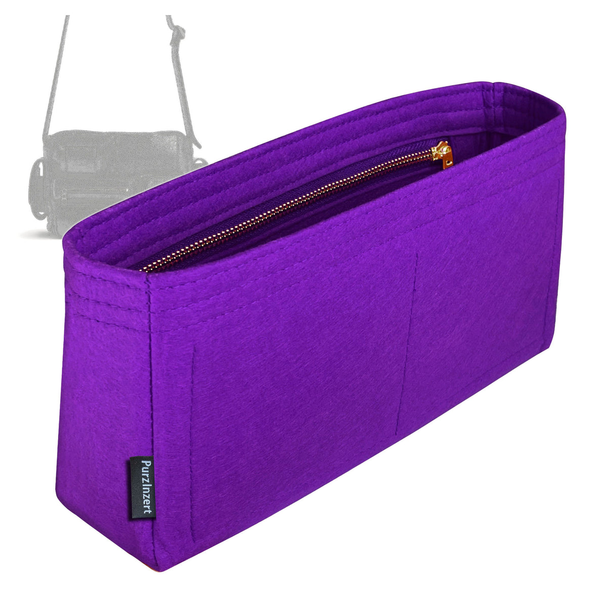 Bag Insert for (Balenciaga, Superbusy Camera Bag) Organizer Tote Purse Organiser Liner Shaper [Premium Felt Material]