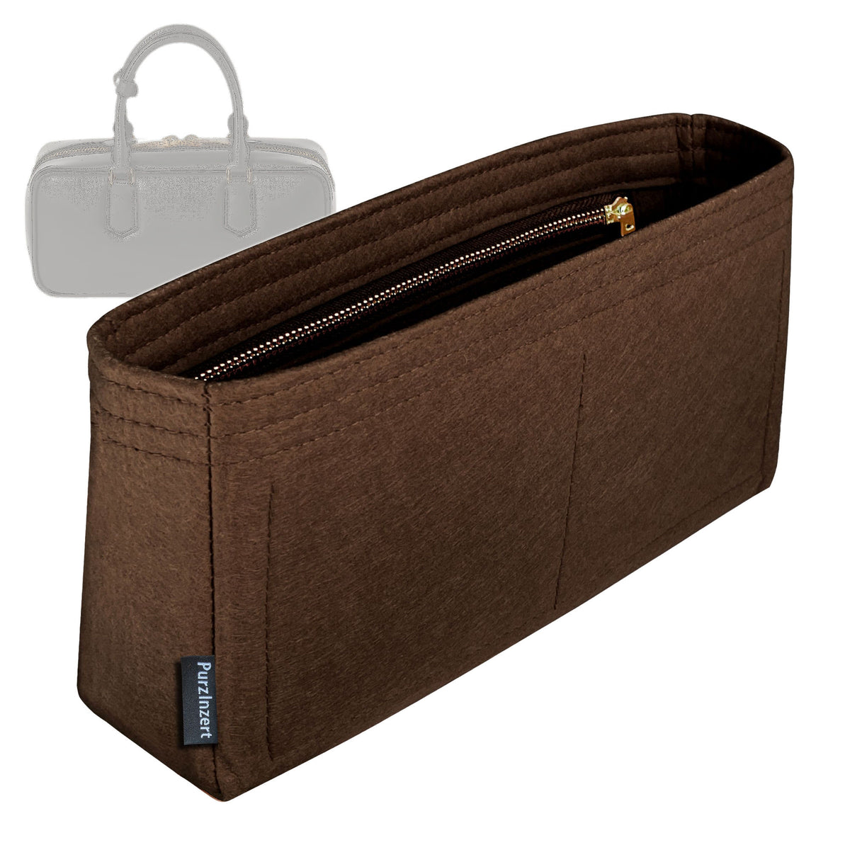Bag Insert for (Miu Miu, Large Arcadie Leather Bag) Organizer Tote Purse Organiser Liner Shaper [Premium Felt Material]