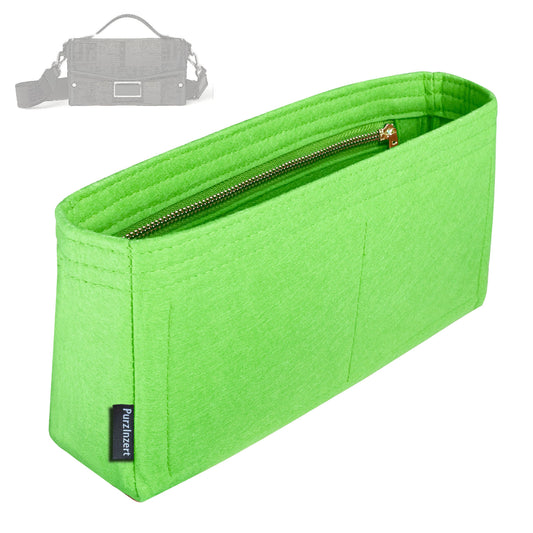 Bag Insert for (Fendi, Soft Trunk Baguette) Organizer Tote Purse Organiser Liner Shaper [Premium Felt Material]